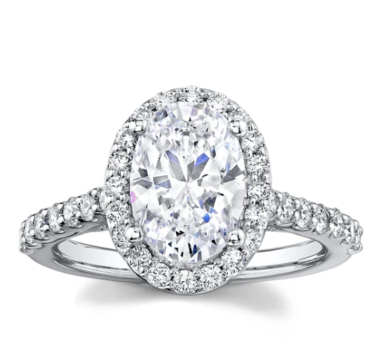 ICEE Engagement Ring 14K White Gold