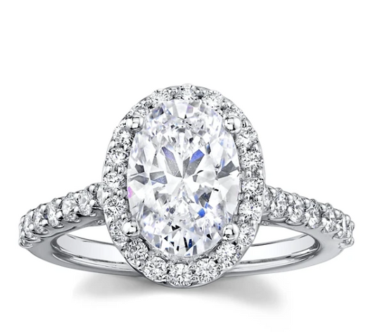 ICEE Engagement Ring 14K White Gold